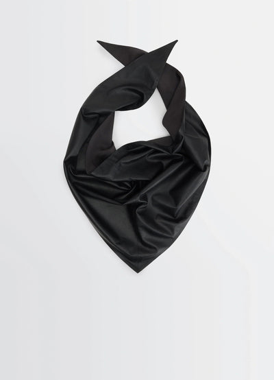 LARGE LEATHER TRIANGLE SCARF