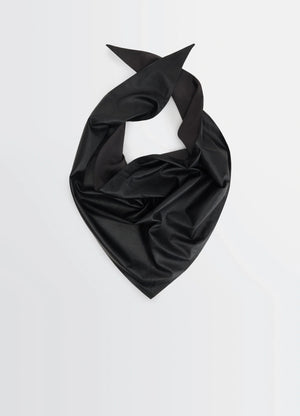 LARGE LEATHER TRIANGLE SCARF