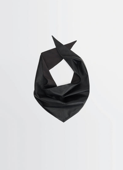 LEATHER TRIANGLE SCARF
