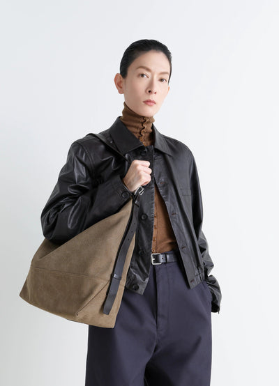 BELTED TOTE BAG