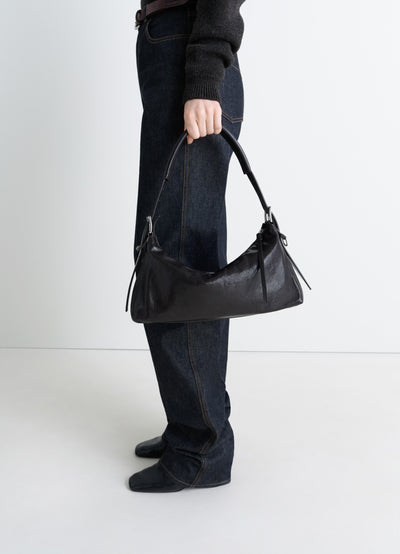 BELTED BAGUETTE BAG