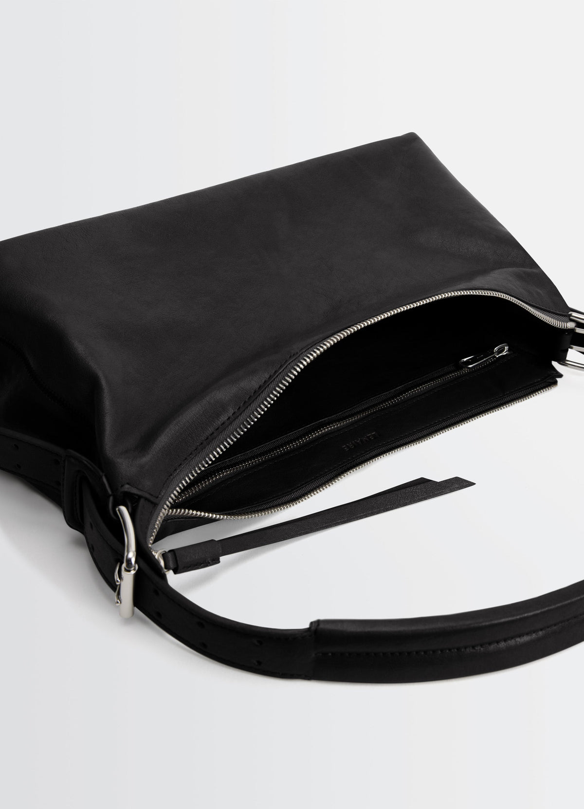 BELTED BAGUETTE BAG