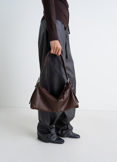 BELTED BAGUETTE BAG