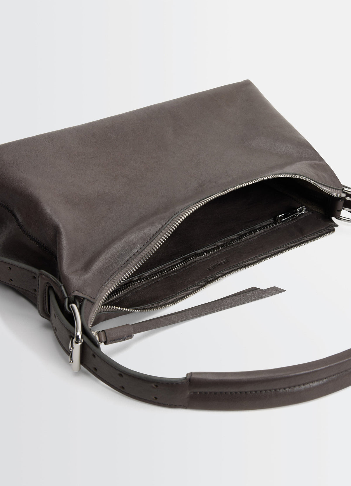 BELTED BAGUETTE BAG