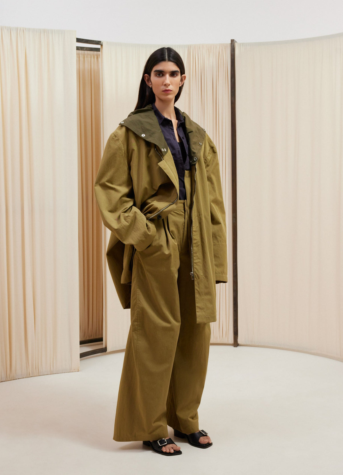 ZIPPED WATER REPELLENT PARKA