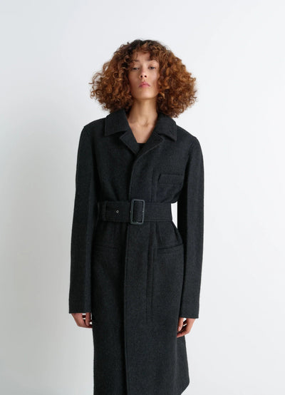 BELTED TAILORED COAT