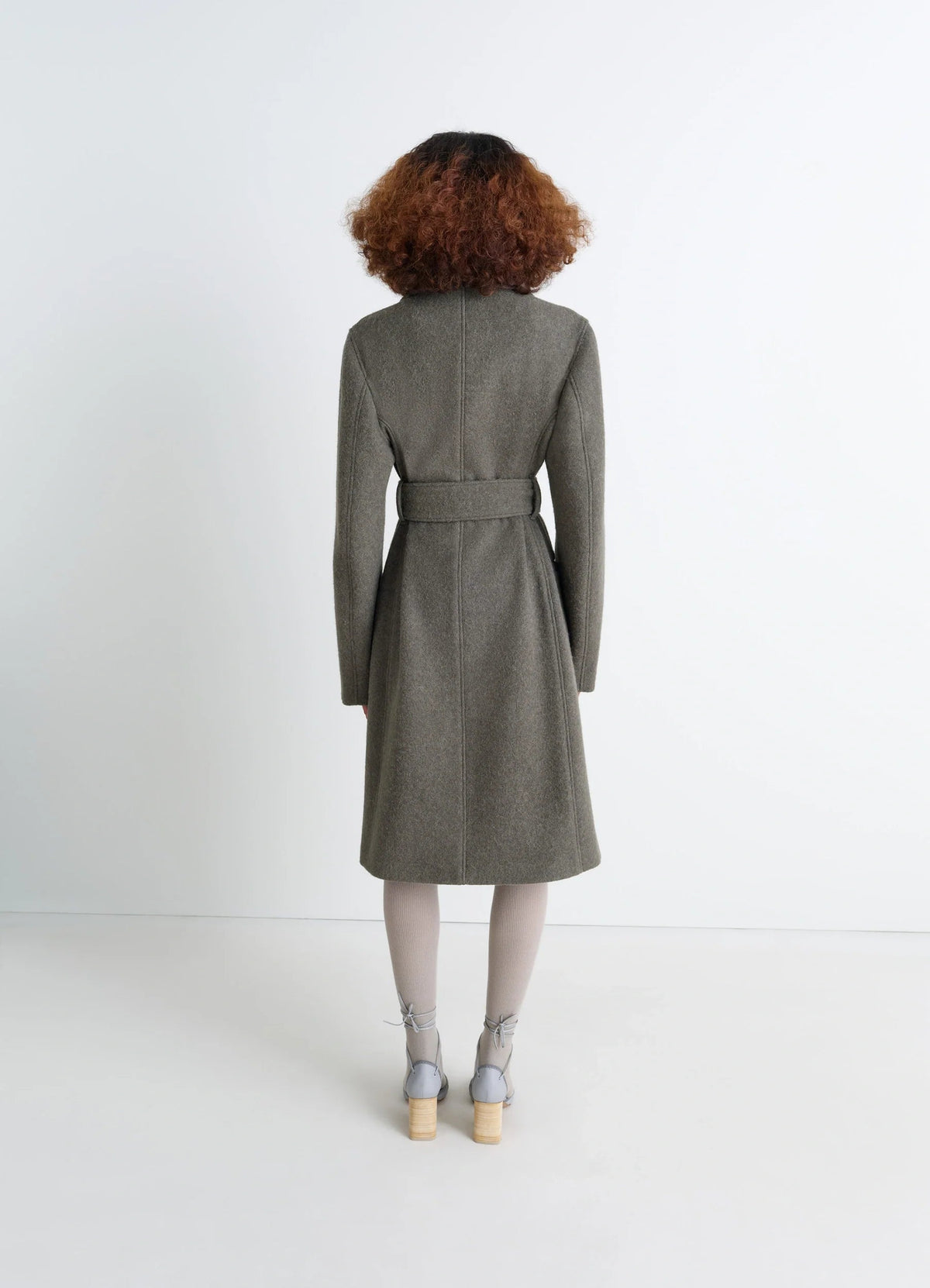 BELTED TAILORED COAT