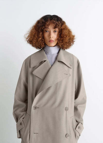 TRENCH COAT WITH DETACHABLE LINING