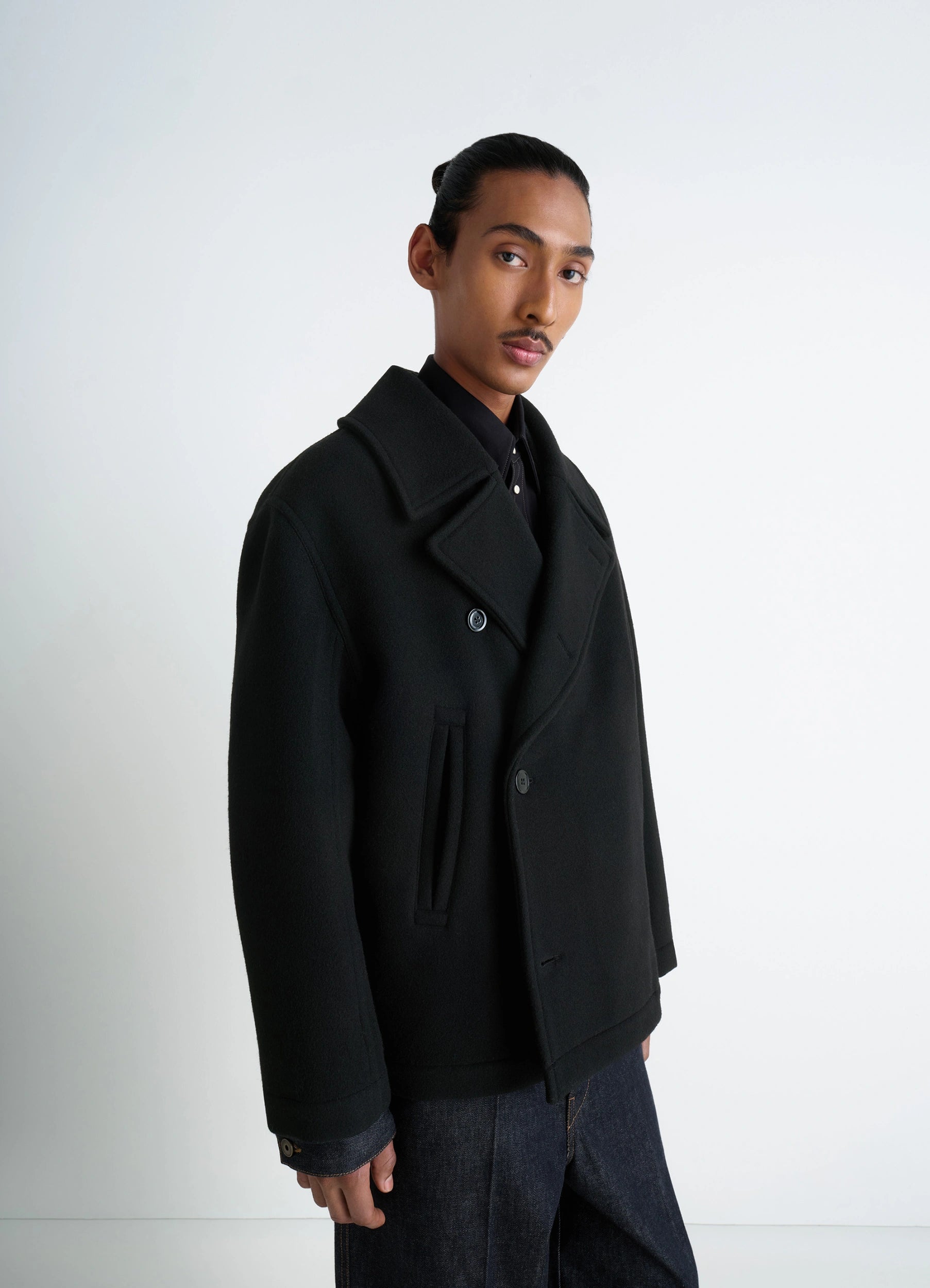 BOXY PEACOAT