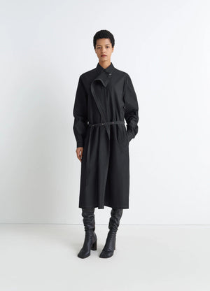 ASYMMETRICAL SHIRT DRESS