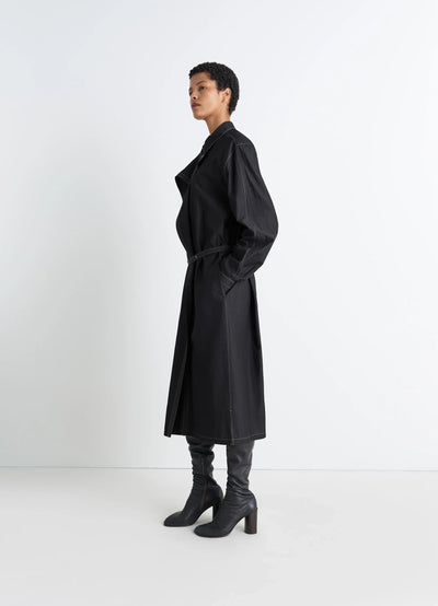 ASYMMETRICAL SHIRT DRESS