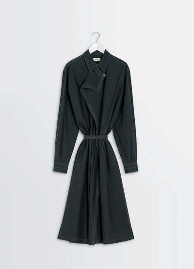 ASYMMETRICAL SHIRT DRESS
