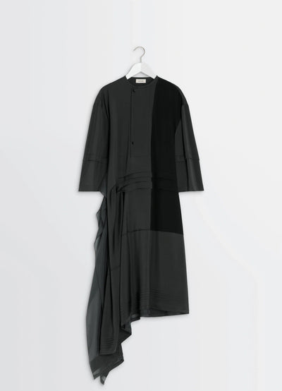 BLOUSE DRESS WITH PLEATS