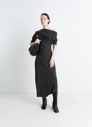 TWISTED HEM DRESS