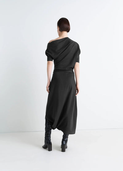 TWISTED HEM DRESS