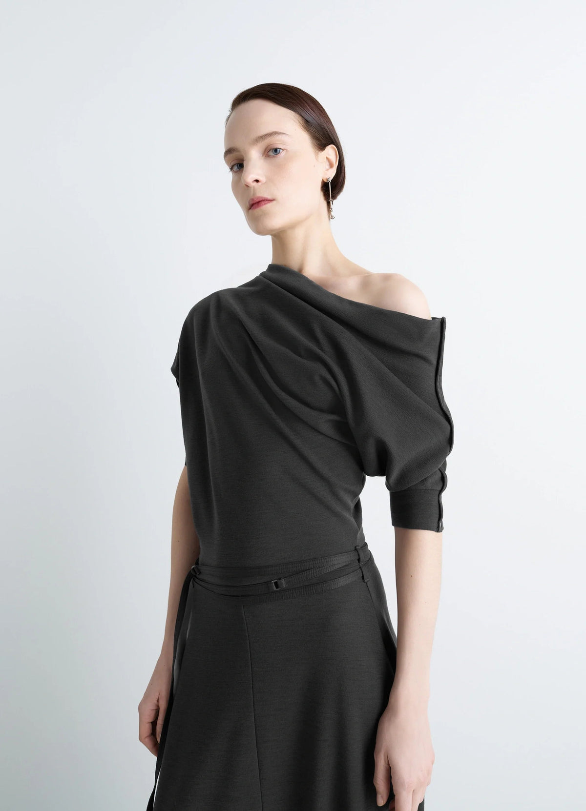 TWISTED HEM DRESS