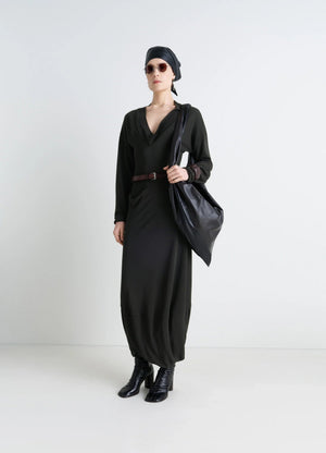 V-NECK DRESS