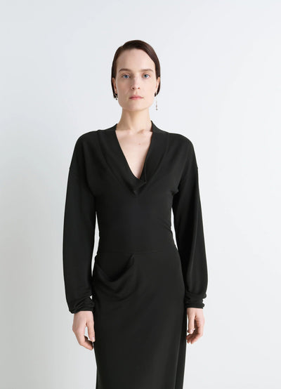 V-NECK DRESS