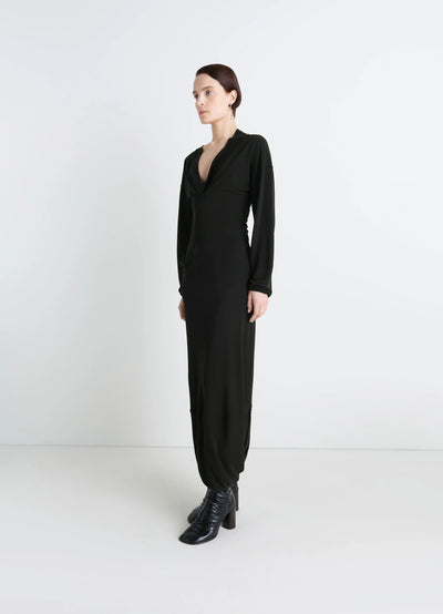 V-NECK DRESS