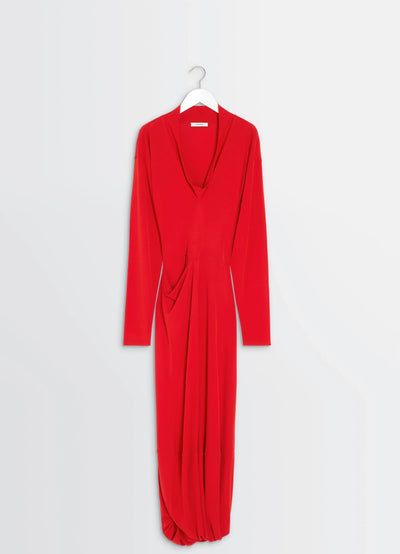 V-NECK DRESS