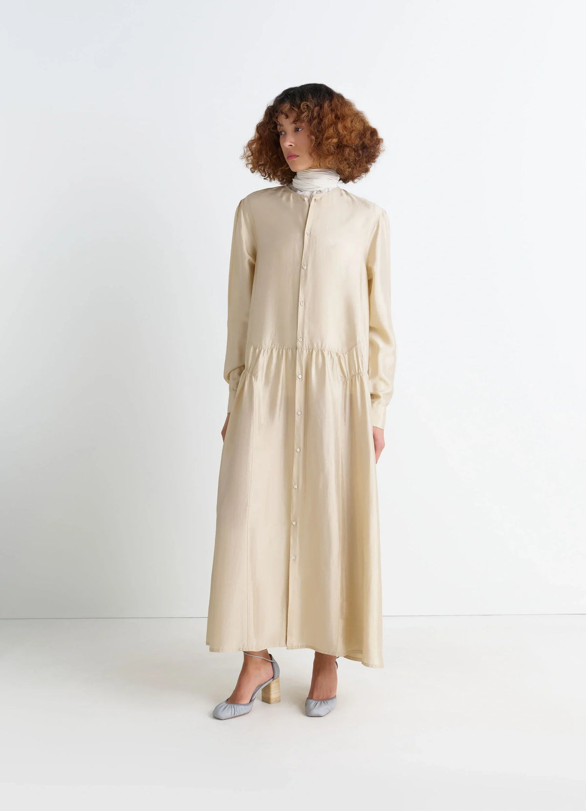 BUTTONED DRESS