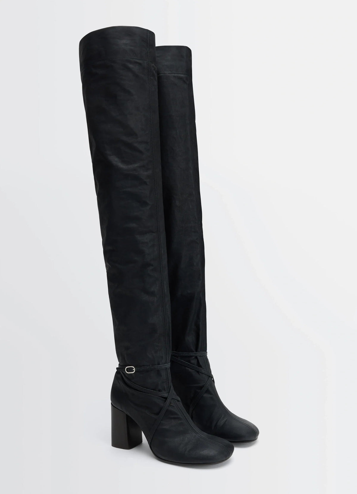 KNOTTED ANATOMIC HIGH BOOTS 80