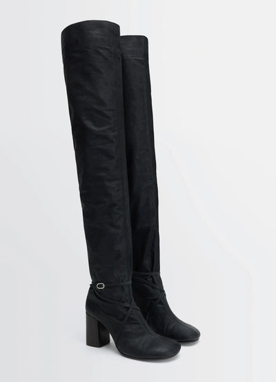 KNOTTED ANATOMIC HIGH BOOTS 80