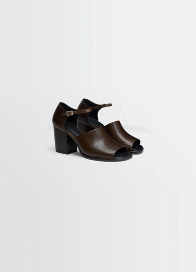 SQUARE HEELED SANDALS 80