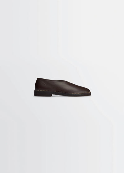 PIPED CREPE SLIPPERS