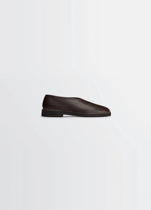 PIPED CREPE SLIPPERS