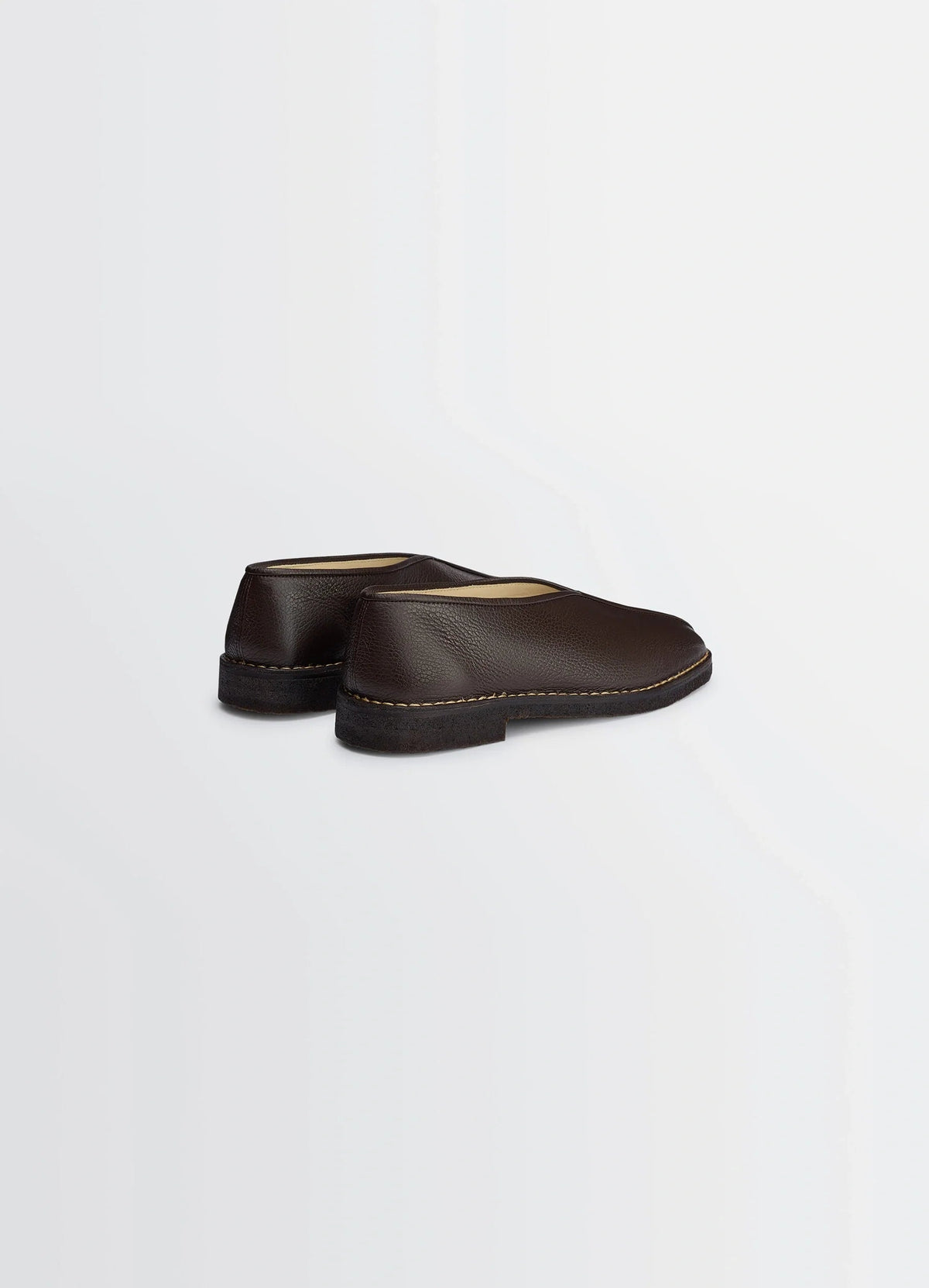 PIPED CREPE SLIPPERS