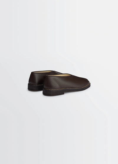 PIPED CREPE SLIPPERS