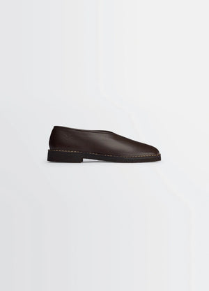 PIPED CREPE SLIPPERS
