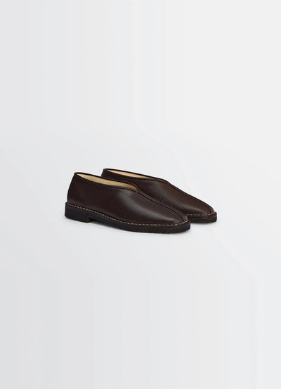 PIPED CREPE SLIPPERS