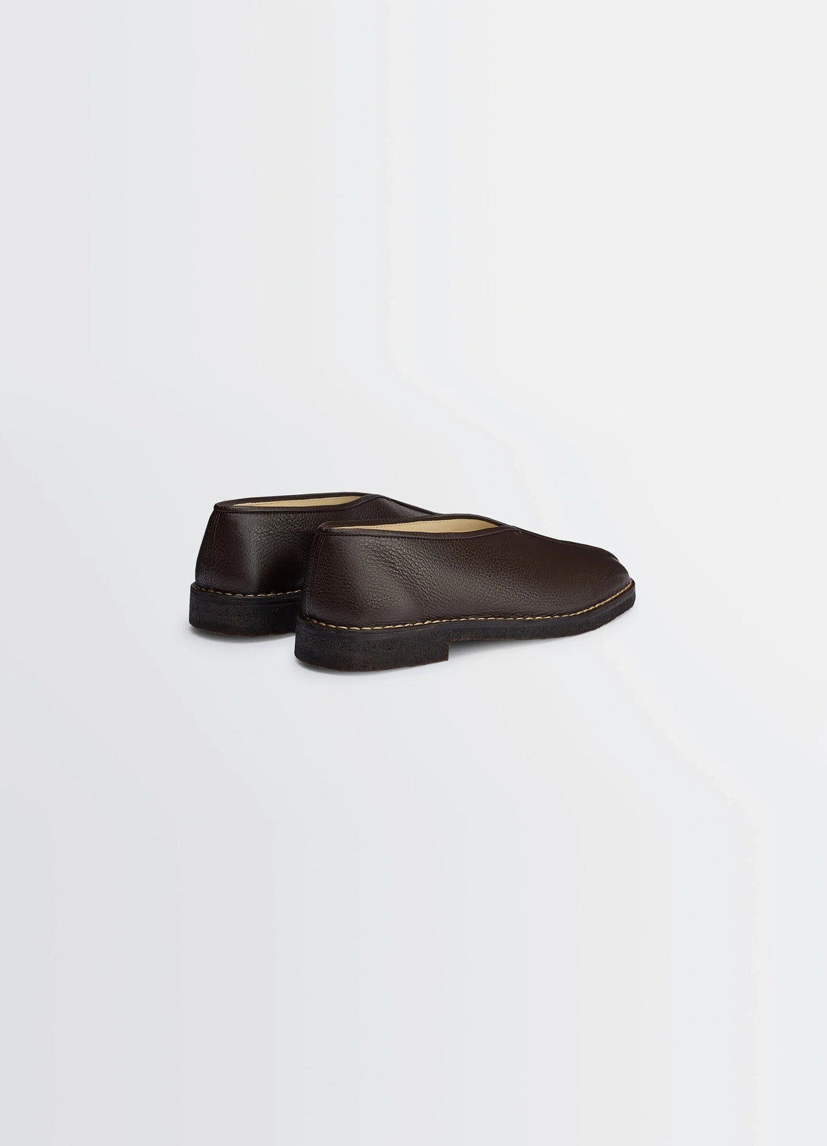 PIPED CREPE SLIPPERS