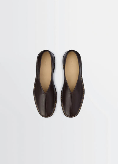 PIPED CREPE SLIPPERS