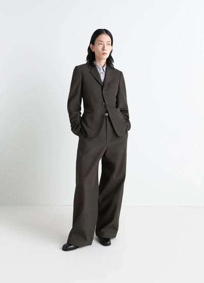 SINGLE-BREASTED FITTED TAILORED JACKET