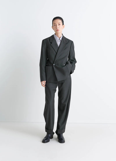 DOUBLE-BREASTED TAILORED JACKET