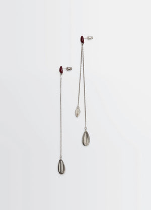 ASYMETRIC GIRASOL EARRINGS