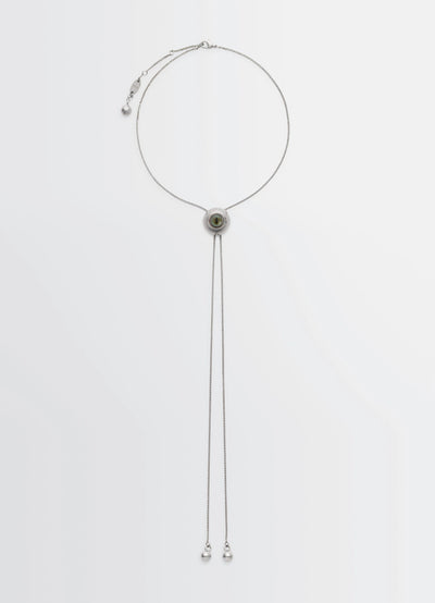 CAT EYE RATTLE BOLO TIE