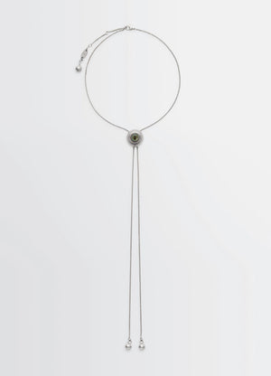 CAT EYE RATTLE BOLO TIE