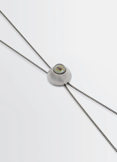 CAT EYE RATTLE BOLO TIE
