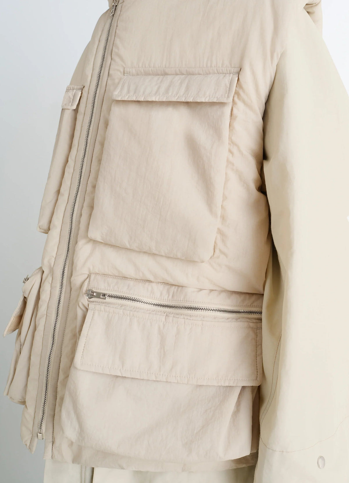 WADDED GILET WITH POCKETS