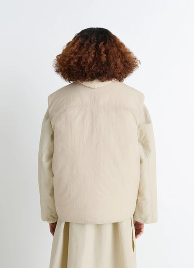 WADDED GILET WITH POCKETS
