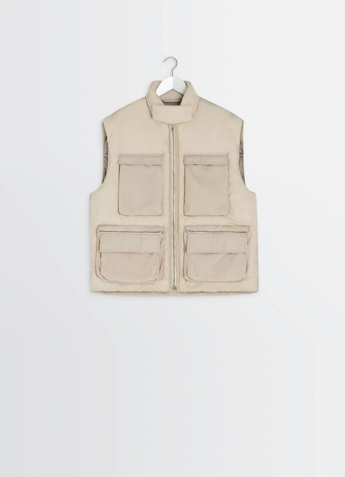WADDED GILET WITH POCKETS