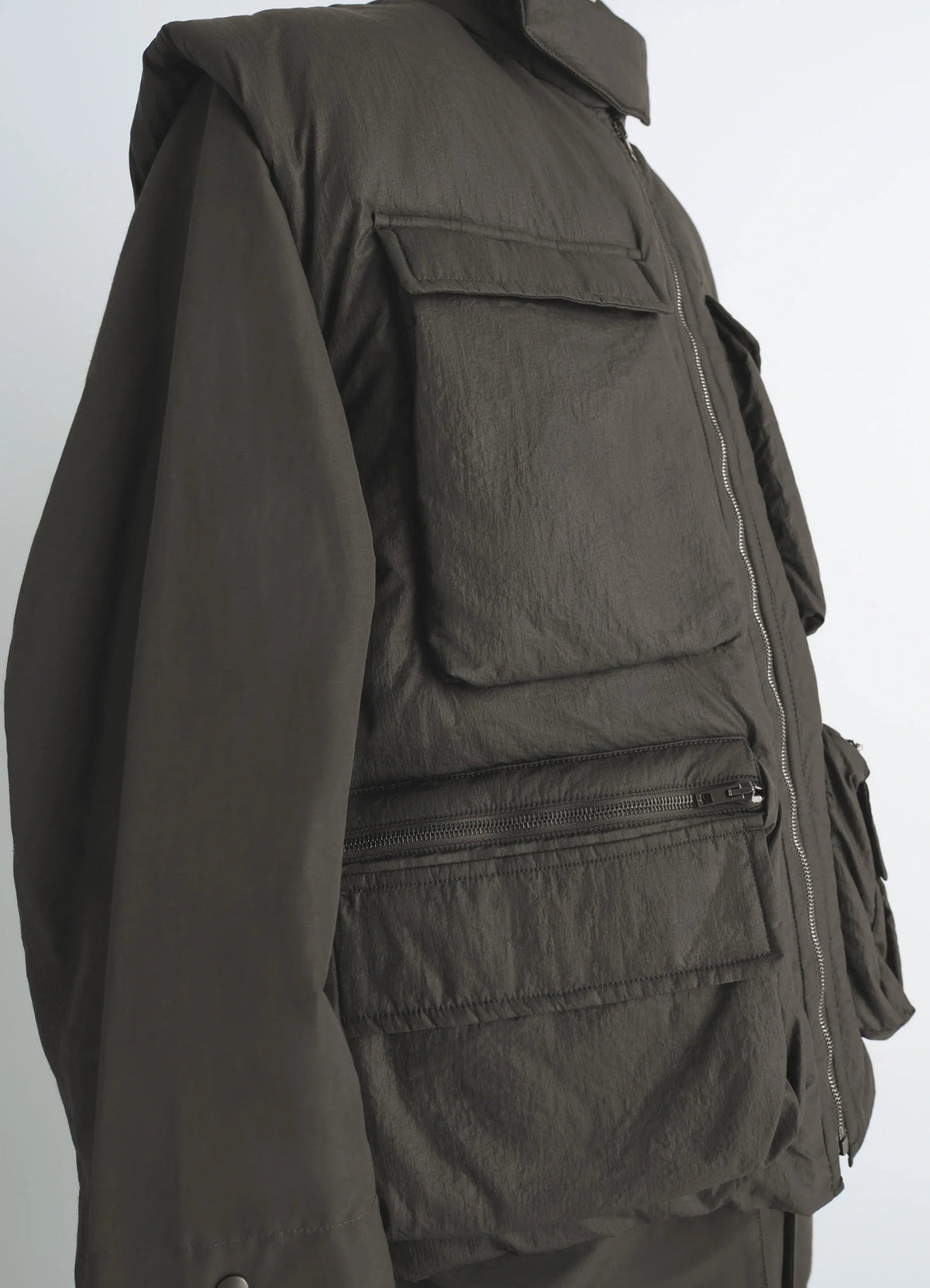 WADDED GILET WITH POCKETS