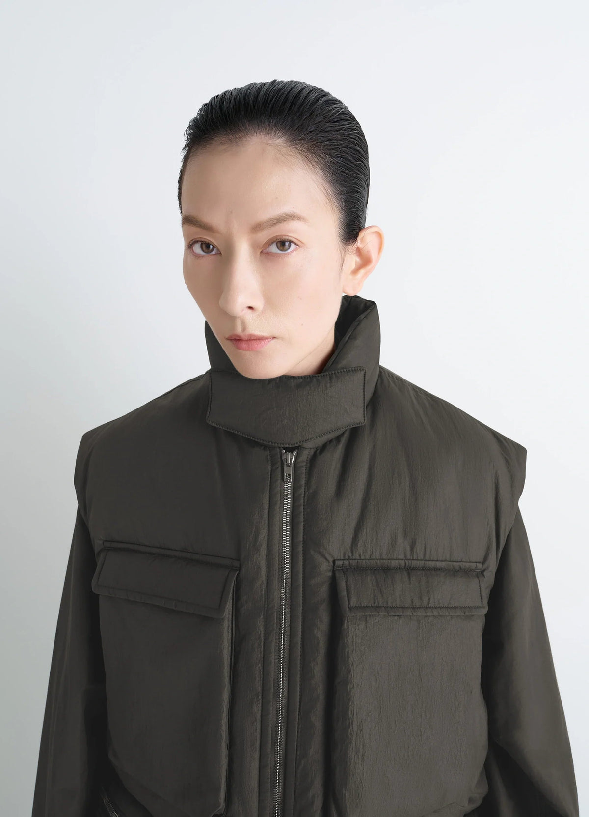 WADDED GILET WITH POCKETS