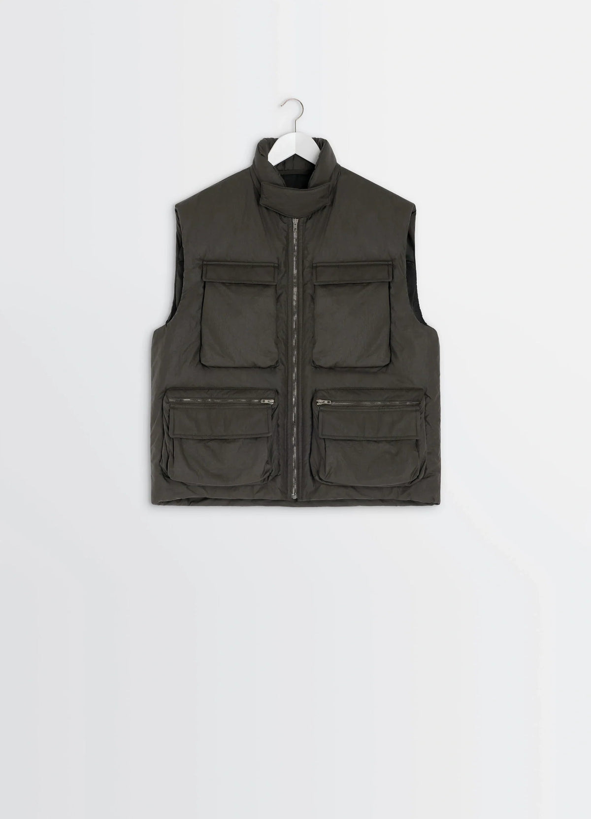 WADDED GILET WITH POCKETS