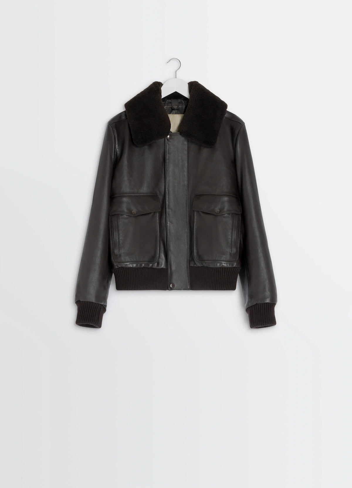LEATHER BLOUSON