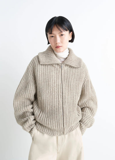ZIPPED CARDIGAN